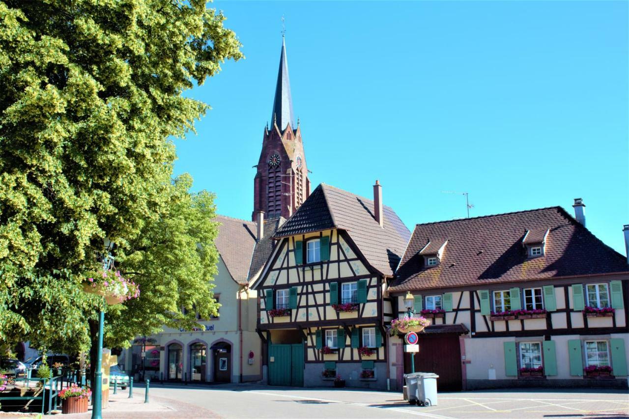 Apartamento La Halte Des Vignes - Route Des Vins D'Alsace Scherwiller Exterior foto